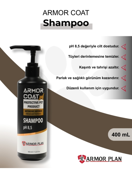 Armor Coat Intensive Defence Şampuan | Profesyonel Pet Bakımı 400 ML