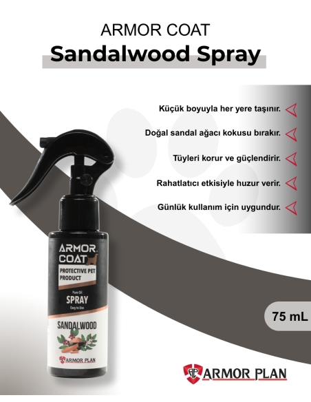 Protective Pet Product Intensive Defence Sandalwood Spray 75 ML